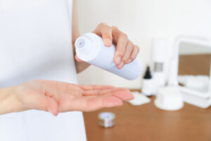 副作用を軽くするためのスキンケアイメージ