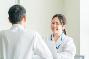 医師相談の様子