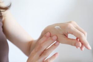 ステロイド外用薬の定量使用法のイメージ