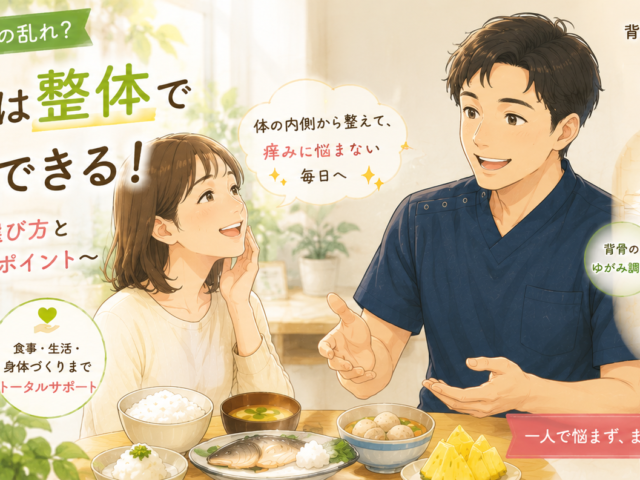 アトピーで食べてはいけないものとは？悪化するNG食べ物と消化吸収から考える改善法
