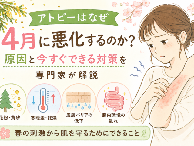 アトピーが4月に悪化するのはなぜ？春に症状がぶり返す原因と対策を専門家が解説