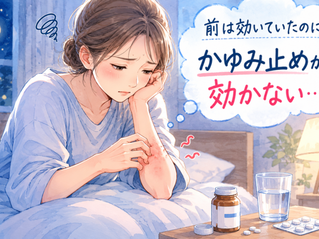 【かゆみ止めの飲み薬が効かない】原因はHPA軸の乱れ？薬が効かない本当の理由を解説