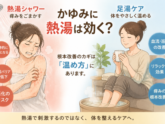 【かゆみに熱湯は効く？】熱いお湯が気持ちいい理由と危険性を専門家が解説