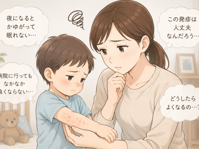 【子どもの発疹とかゆみ】なぜ治らない？HPA軸と自律神経から見る本当の原因