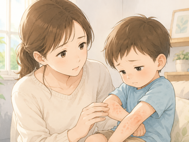 子供の湿疹が治らない原因とは？病院では教わらない“HPA軸”との関係