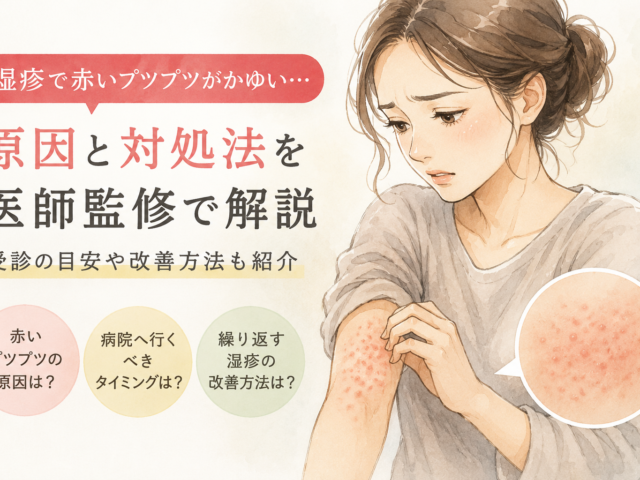 湿疹で赤いプツプツがかゆい原因とは？病院ではわかりにくいストレスや自律神経との関係も解説