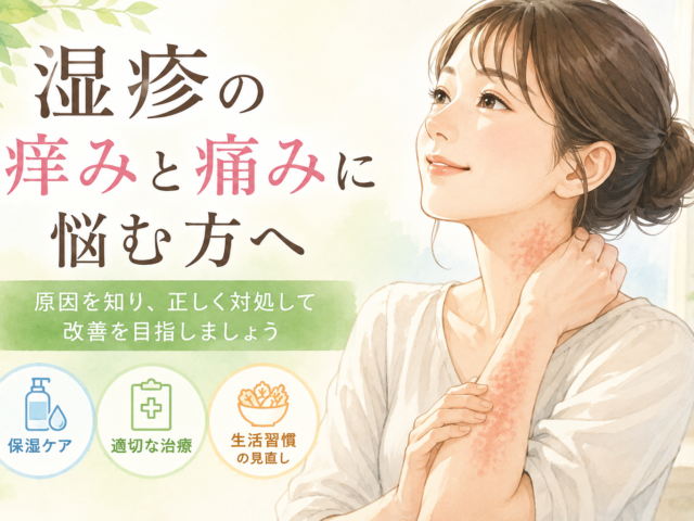 【湿疹が痒い・痛い】なかなか治らない原因とは？対処法と改善のポイントを解説
