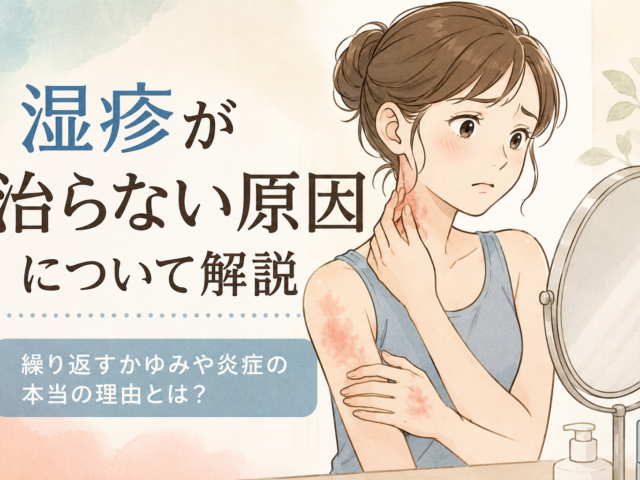 【湿疹が治らない原因】皮膚科に行っても改善しない人が見落としている本当の理由とは？