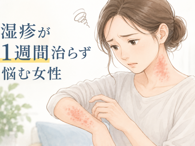 湿疹が1週間治らない原因とは？病院に行く目安と改善のヒント