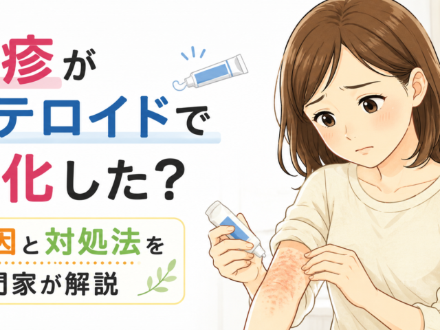 湿疹がステロイドで悪化したと感じる方へ｜考えられる原因と対策を解説
