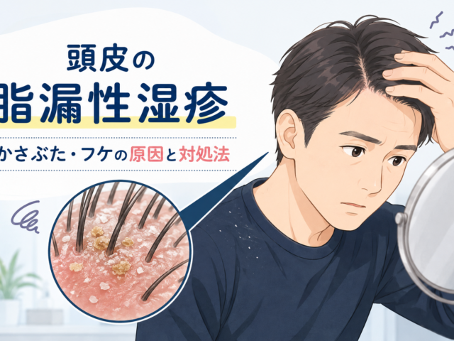 脂漏性湿疹で頭皮にかさぶたができる原因は？フケ・痒みを繰り返す理由と対処法を徹底解説