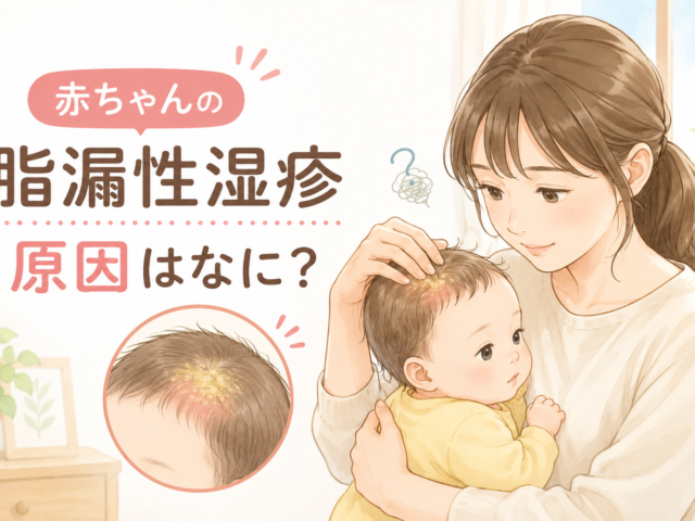 脂漏性湿疹は赤ちゃんになぜ起こる？原因とママに知ってほしいこと
