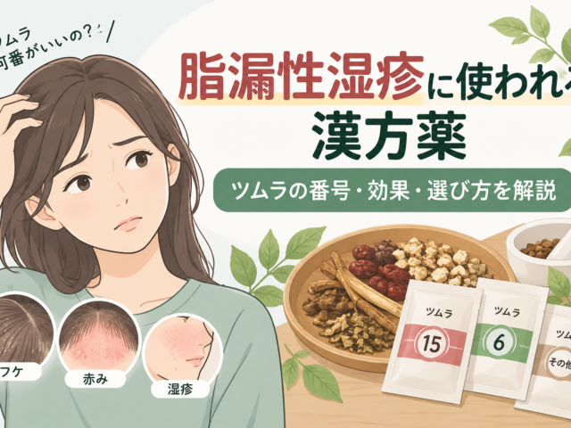 脂漏性湿疹に使われるツムラの漢方薬は？番号・選び方をわかりやすく解説