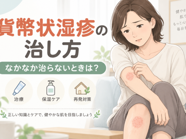 貨幣状湿疹の治し方｜なかなか治らない原因と正しい対策を解説
