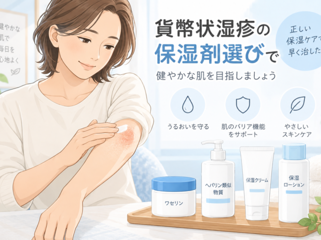 貨幣状湿疹におすすめの保湿剤は？早く治したい人へ選び方・塗り方を解説