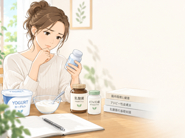 アトピーに良い乳酸菌は？効果が研究された菌株と市販品の選び方