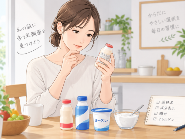 アトピーに効く乳酸菌飲料はある？L-92・ヤクルトなどの菌株と選び方