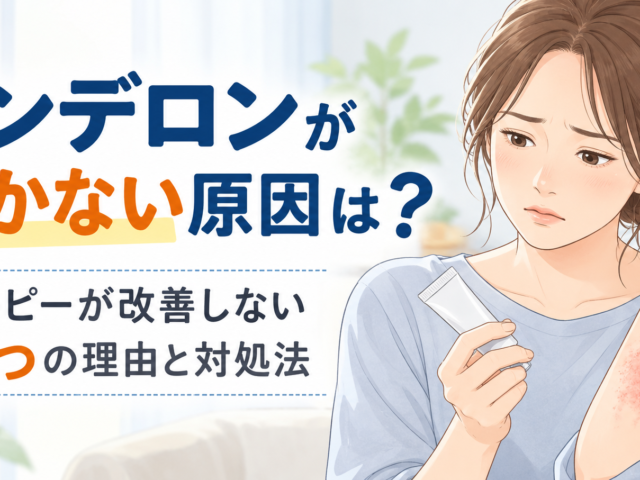 リンデロンが効かない原因は？アトピーが改善しない理由と対処法を解説