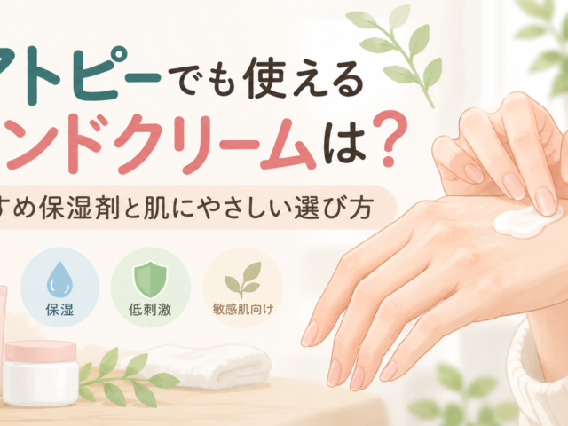 アトピーでも使えるハンドクリームは？おすすめ商品と肌にやさしい選び方