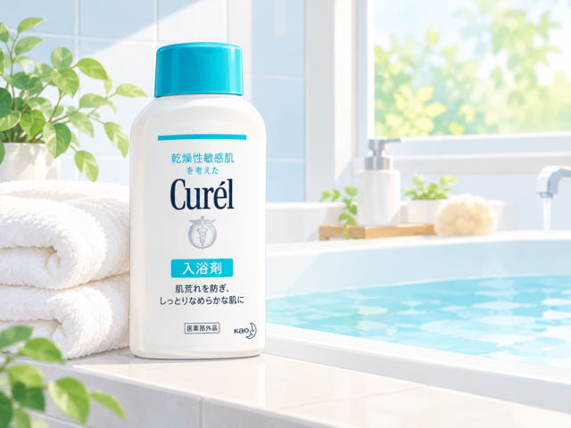 キュレルの入浴剤はアトピーに効く？効果・成分・使い方と注意点を解説